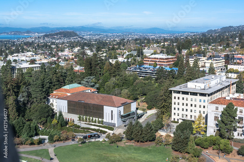 Billede på lærred Berkeley view from the Campanile, California