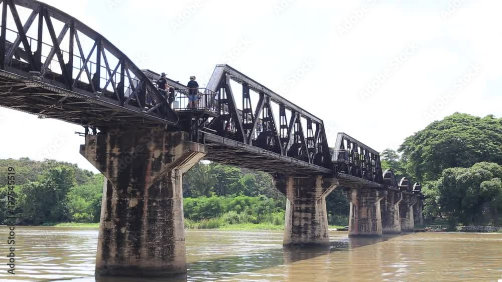 Railway Bridge over the River Kwai, Kanchanaburi, Thailand. Railway Bridge over the River Kwai, Kanchanaburi, Thailand.