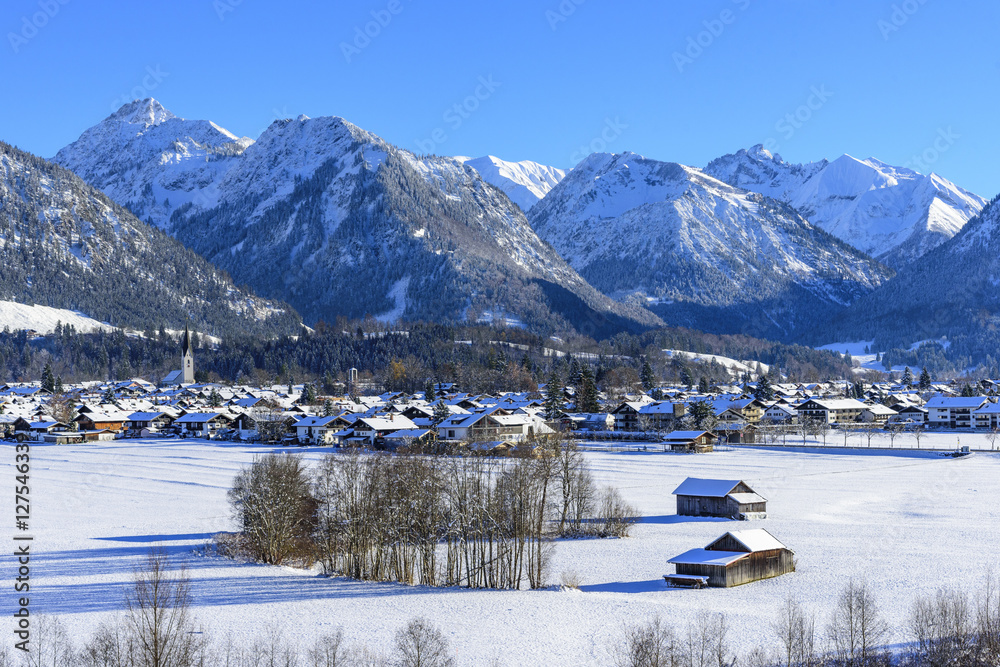 winterliches Oberstdorf