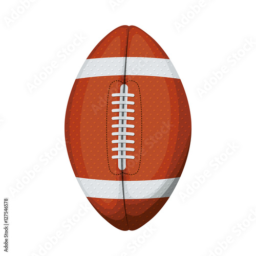 silhouette color with football ball vector illustration