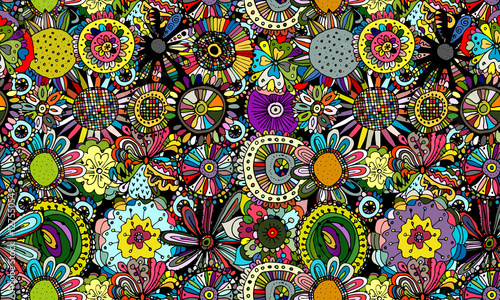 Floral seamless pattern for your design