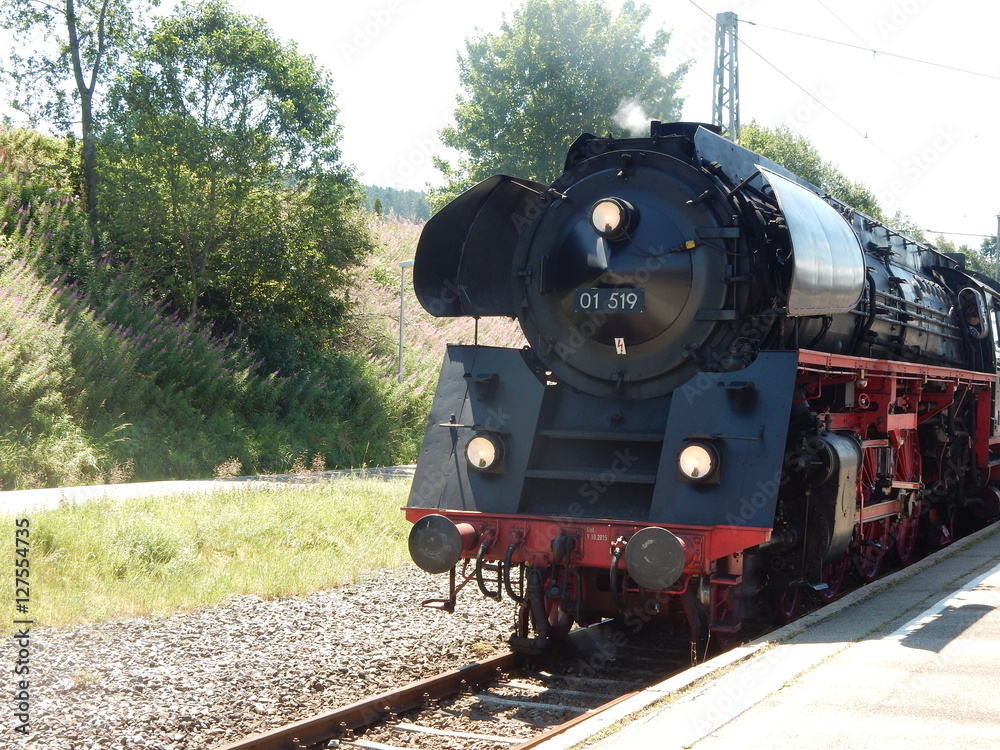 Naklejka premium Historische Dampflok