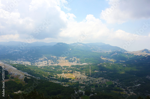Aerial view on Montenegro hills © dariazu