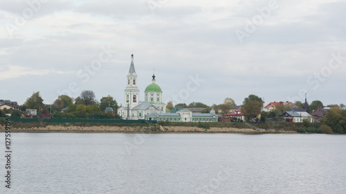 Catherine nunnery in Tver on the banks of the Volga River. Built in 1774.