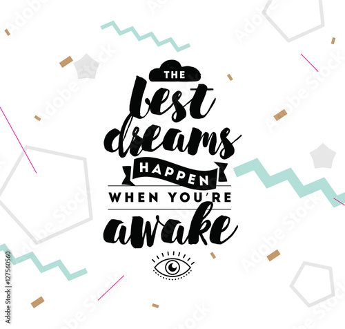 Typography for poster, invitation, greeting card or t-shirt.