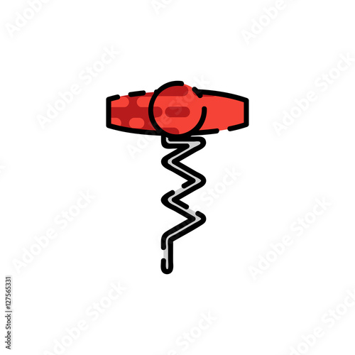 Wine flat icon