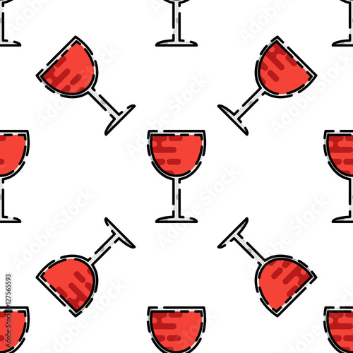 Wine flat pattern