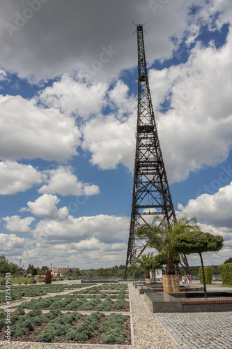 Historic radiostation tower in Gliwice, Poland