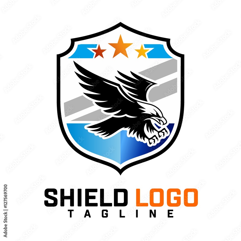 Fototapeta premium shield logo