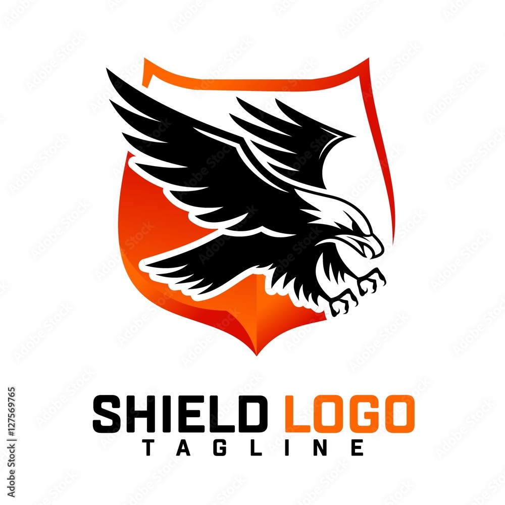 Obraz premium shield logo
