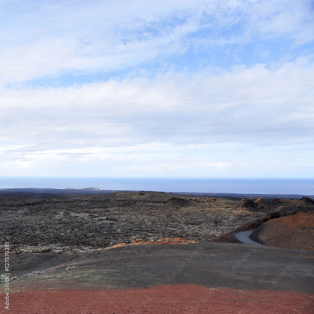 Parque Nacional de Timanfaya, Montanas del Fuego, Lanzarote, îles Canaries, Espagne Parque Nacional de Timanfaya, Montanas del Fuego, Lanzarote, îles Canaries, Espagne