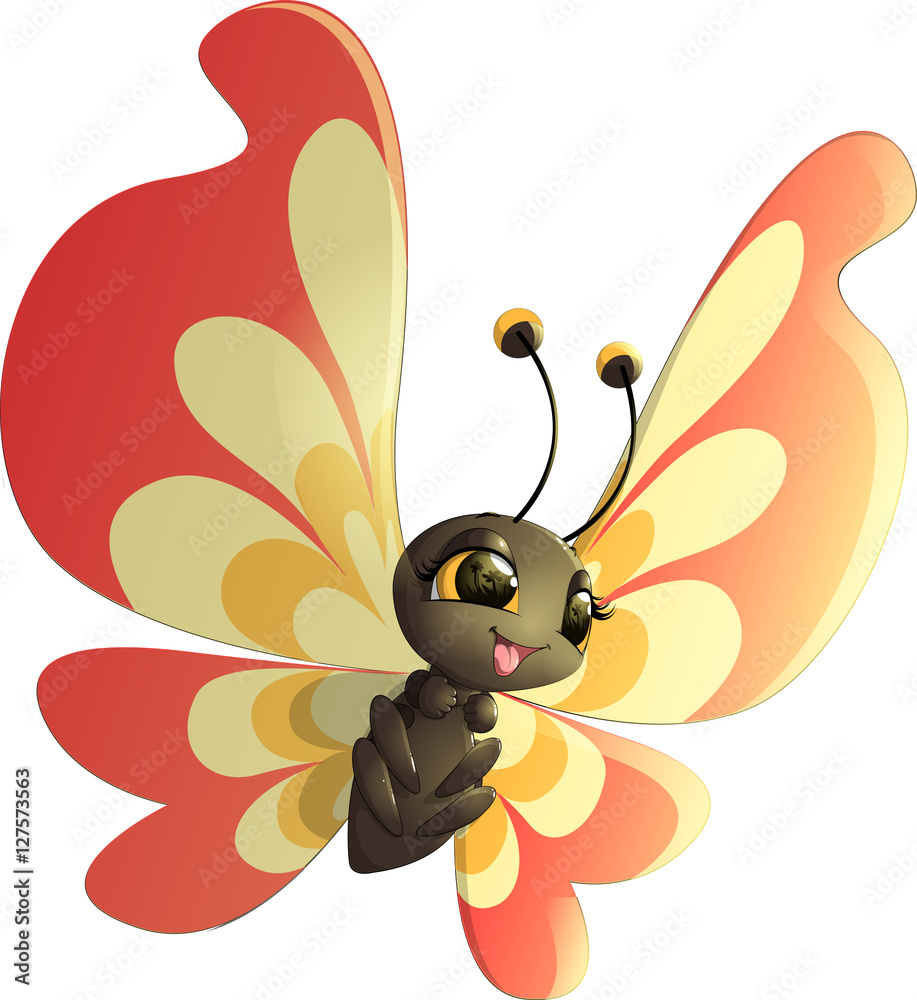 Grunge rainbow butterfly Grunge rainbow butterfly