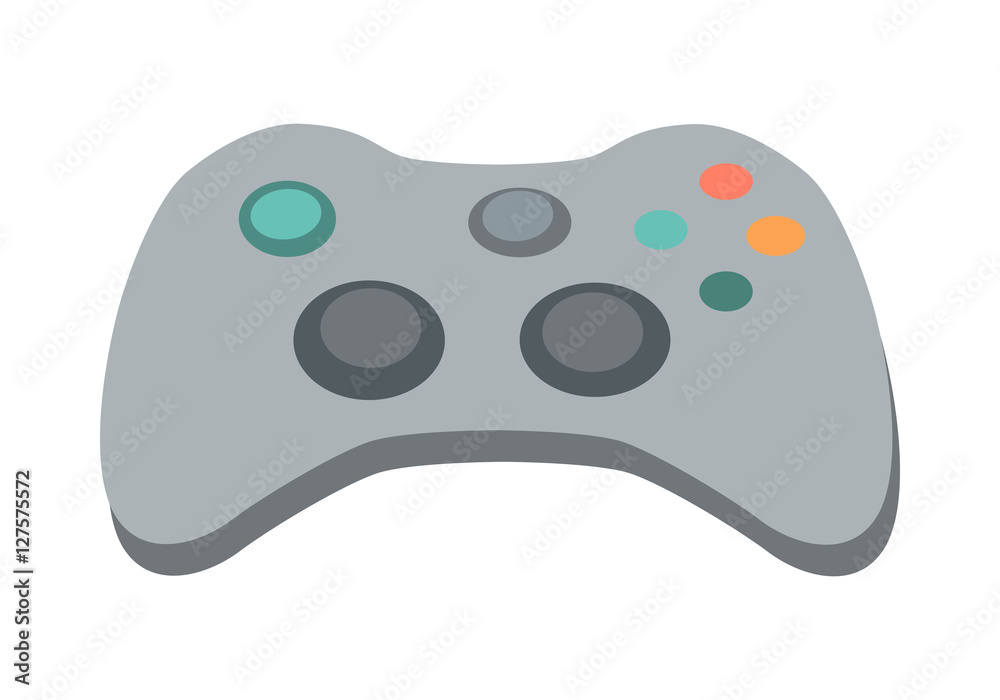 Gamepad Vector Illustration in Flat Design Gamepad Vector Illustration in Flat Design