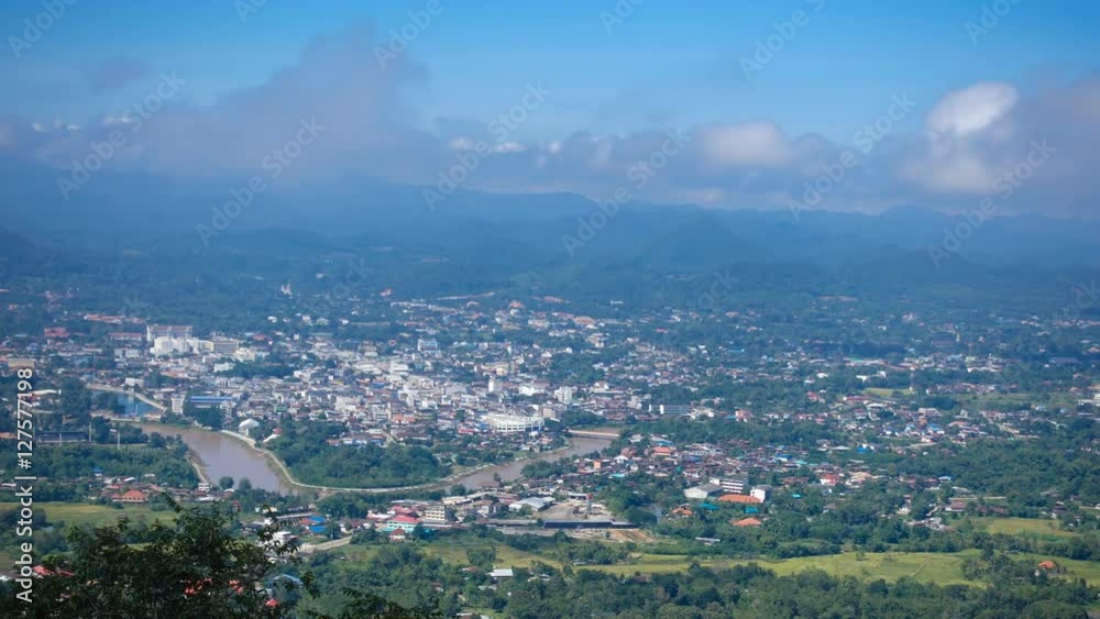 Loei city top view from at Phu Bo Bid Mountain, Loei, Thailand Loei city top view from at Phu Bo Bid Mountain, Loei, Thailand