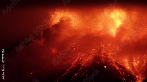 Volcano Etna Eruption photo