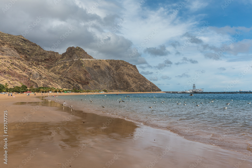 Plage de Las Teresitas (Tenerife, Espagne) Plage de Las Teresitas (Tenerife, Espagne)