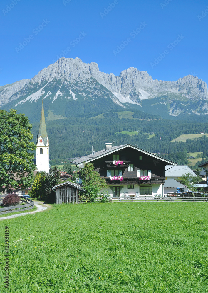 Urlaubsort Ellmau am Wilden Kaiser in Tirol,Österreich