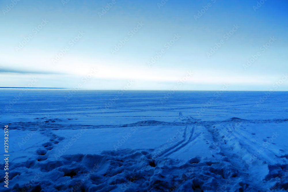 Winter Evening Landscape