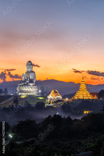 Photography Wat Huay Pla Kang, Chinese temple in Chiang Rai Province, Thailand