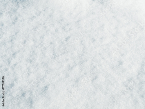 Frosty winter day, blue and white snow texture, fresh white snow, fluffy snow background