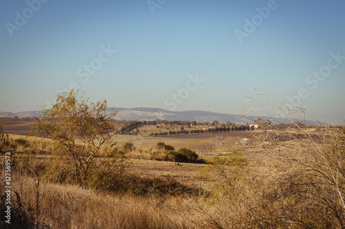 Canvas Print Calm autumn landscape in Turkey