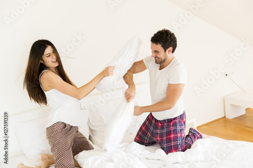 Couple in bed