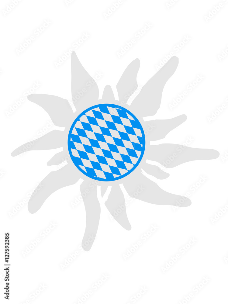 Pattern, flag, flower, nature, flower, edelweiss mountains, alps, bavaria, octoberfest, fun, beer, symbol, germany, germany