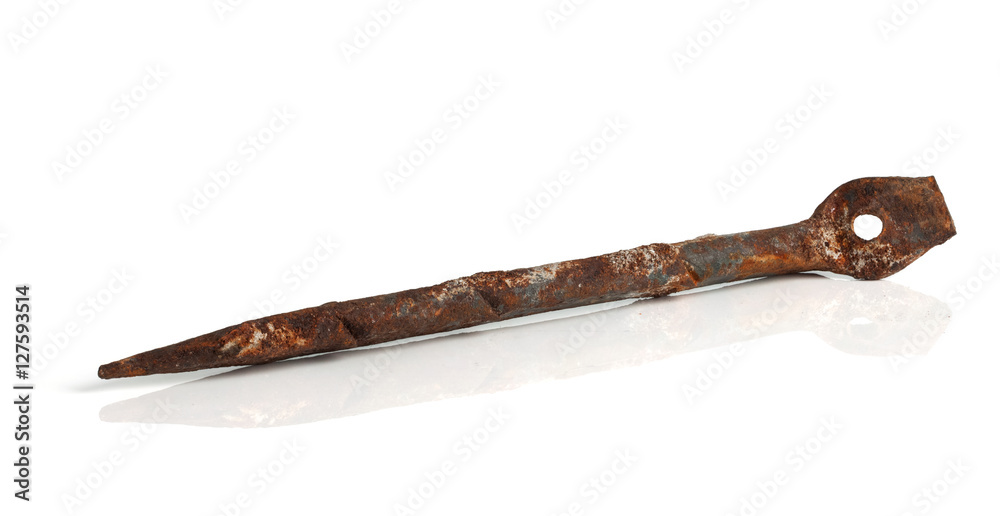 old rusty nail
