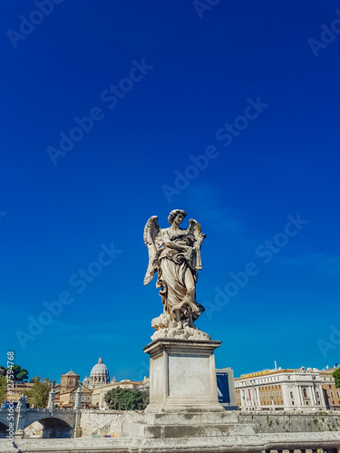 Angel statue at Sant Angelo...