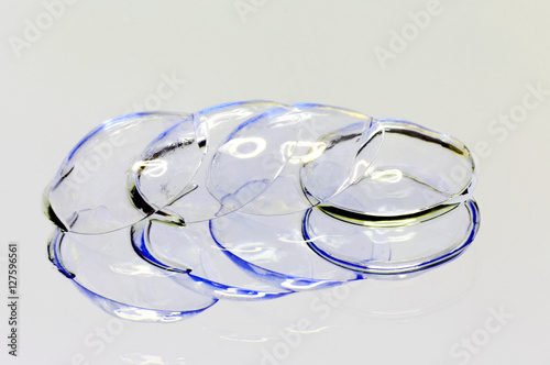 Obraz na płótnie Soft contact lenses w salonie