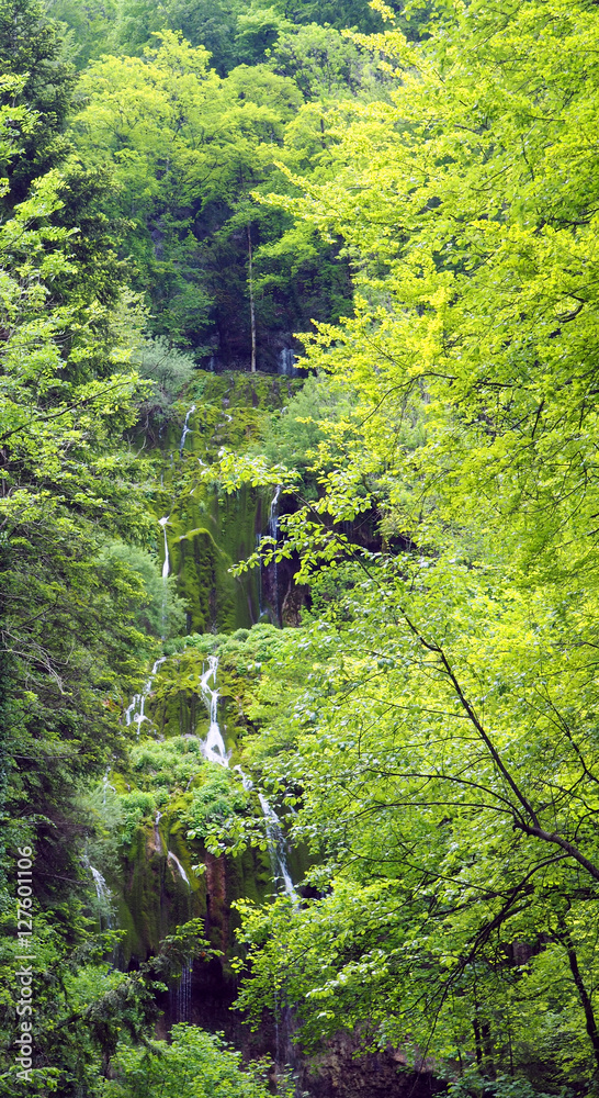 Waterfalls of Herisson in Jura France Waterfalls of Herisson in Jura France