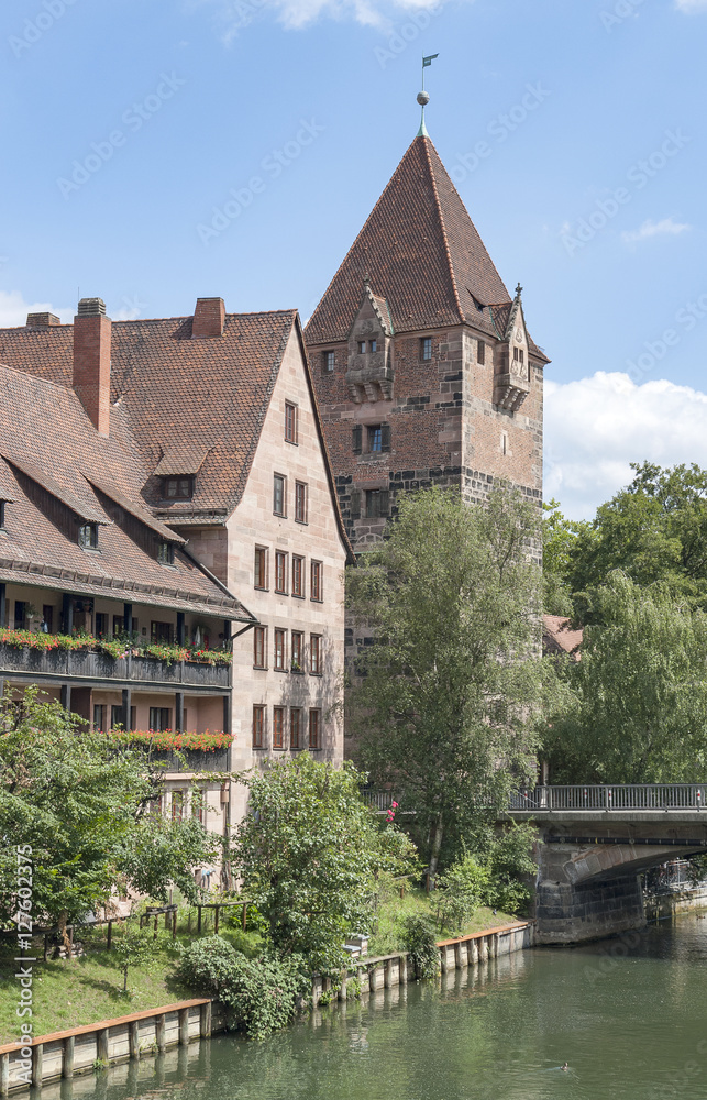 Naklejka premium Nuremberg in Bavaria