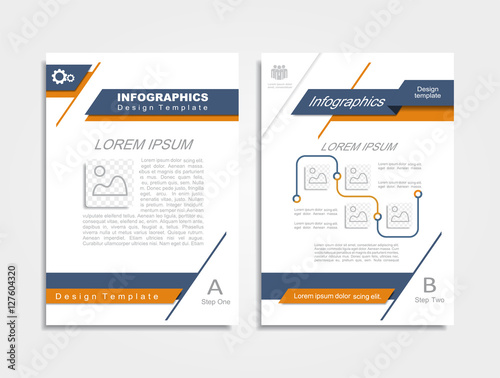 Brochure design layout. Vector illustration.