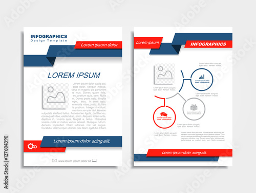Brochure design layout. Vector illustration.