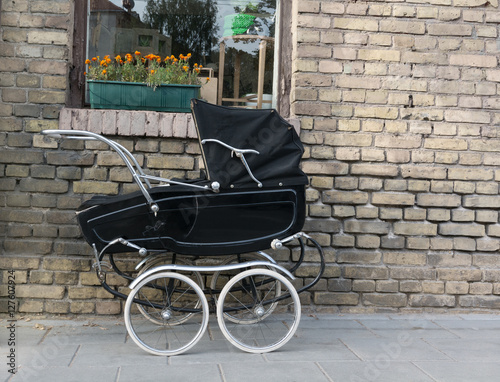 Beautiful old fashioned stroller