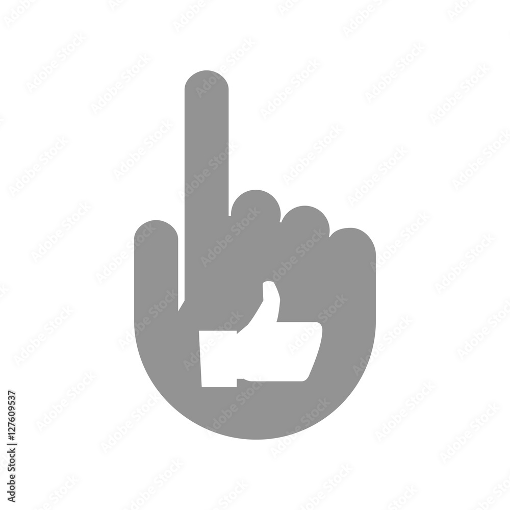 Isolated hand with a thumb up hand Isolated hand with a thumb up hand