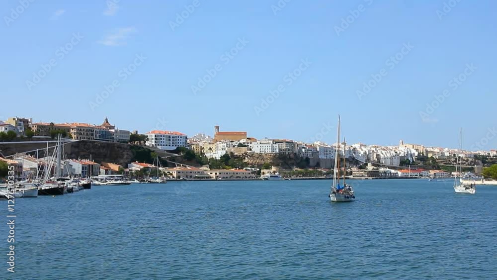 Mahon harbor, Menorca Mahon harbor, Menorca