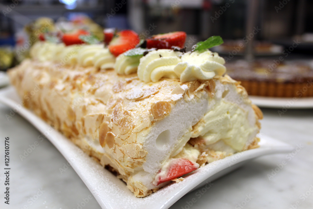 Handmade Merengue roulade Handmade Merengue roulade