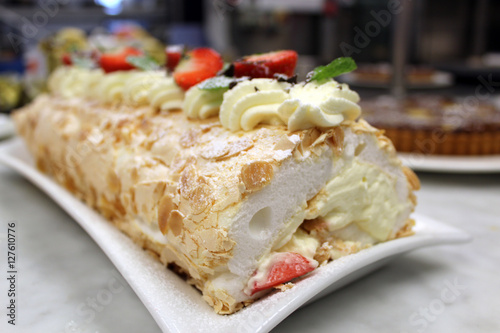 Handmade Merengue roulade