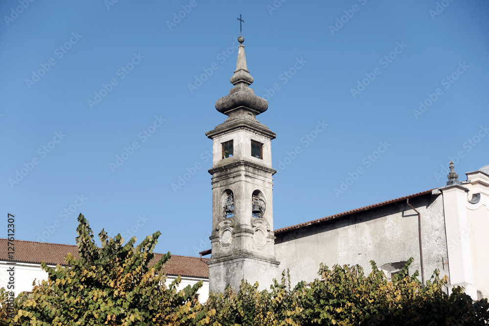 Architectural detail in Verbania, Piedmont, Italy