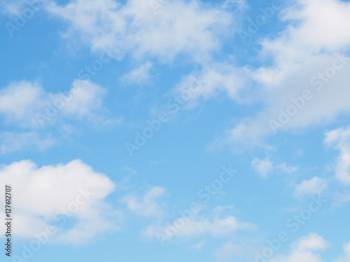 Blue sky with clouds for background use