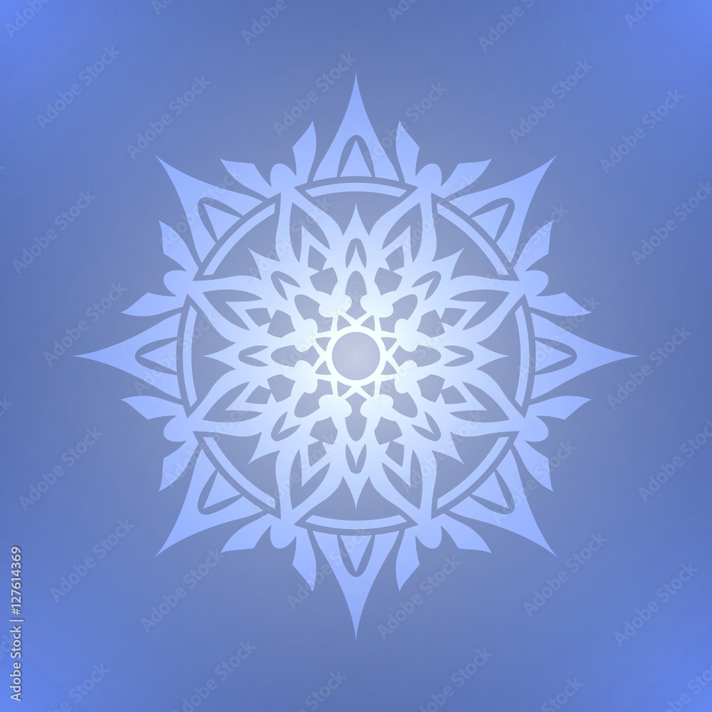 Abstract blue background. Abstract flower. Ornament Pattern. Decorative element. Abstract blue background. Abstract flower. Ornament Pattern. Decorative element.