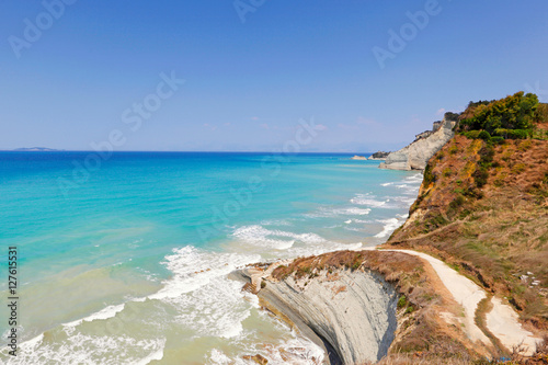 Obraz na płótnie Loga beach in Corfu, Greece