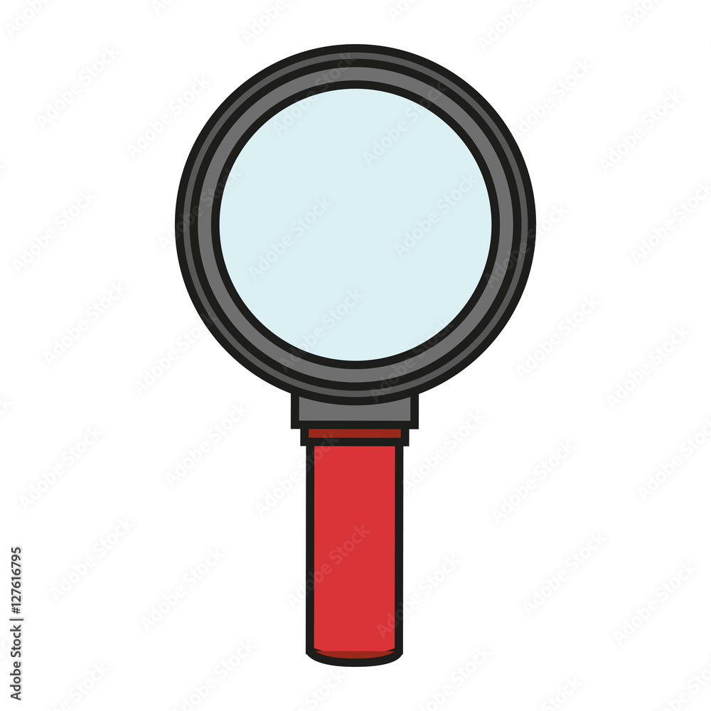 Lupe tool icon. Search magnifying glass zoom and lens heme. Isolated design. Vector illustration Lupe tool icon. Search magnifying glass zoom and lens heme. Isolated design. Vector illustration