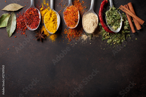 Fototapeta Naklejka Na Ścianę i Meble -  Various spices