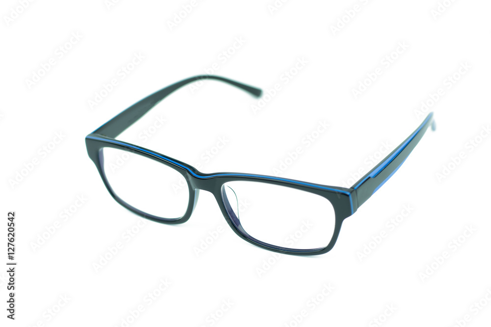 Black Glasses Isolated on White Black Glasses Isolated on White