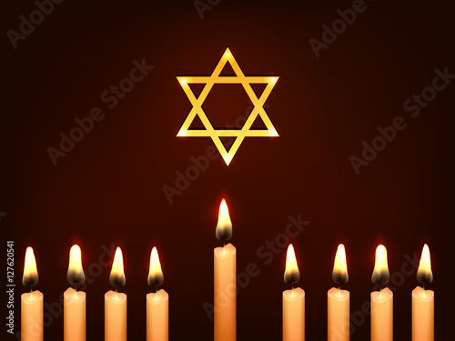 hanukkah candles star