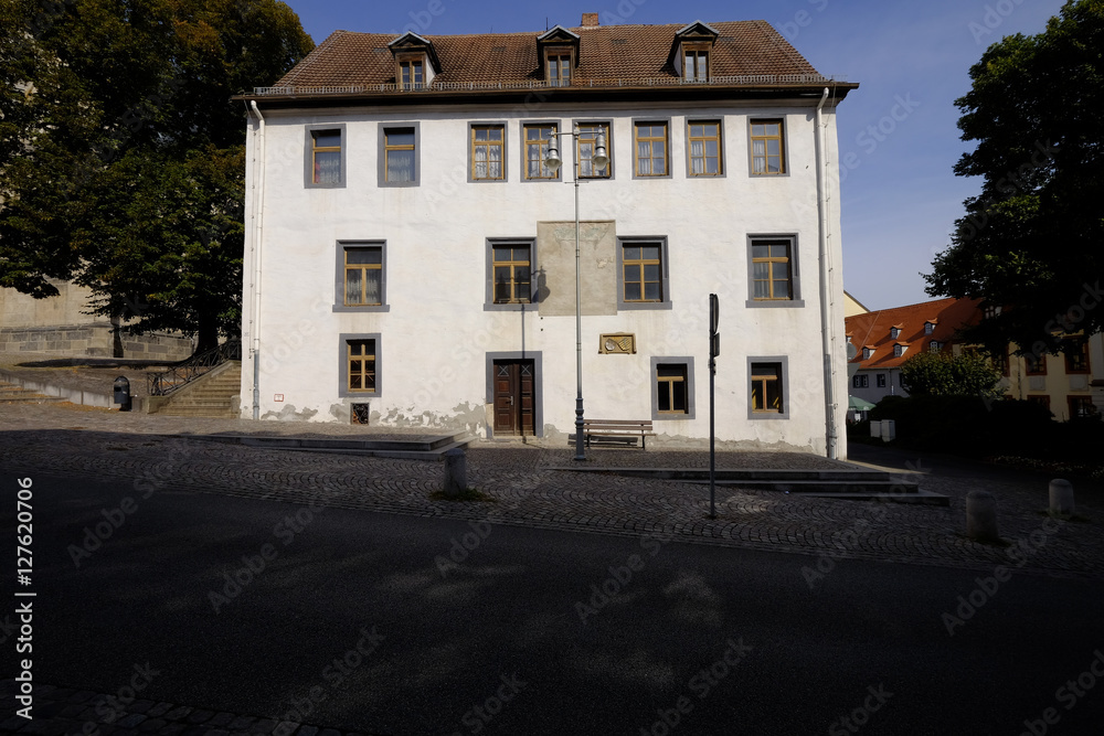 historische Altstadt der Skatstadt Altenburg, Thüringen, Deutschland