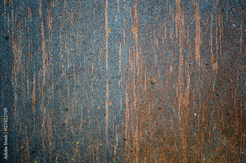 Walling panel made of weathering steel sheets  corten steel 