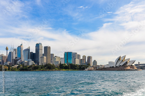 CBD and Opera from the Manly Ferry in Sydney, Australia © kovgabor79